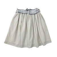 Girl's Waist Tie Knit Skirt