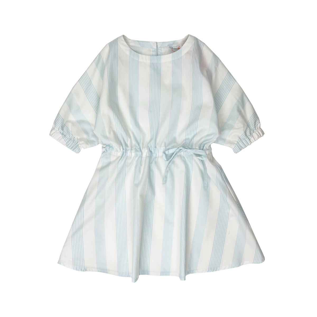 Girl's 3/4 Sleeve Stripe Dress