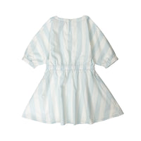Girl's 3/4 Sleeve Stripe Dress
