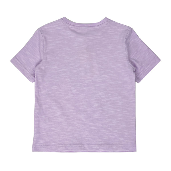 Girl's SS Crew Neck Dandelion Butterflies and Cat Tee