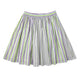 Girl's stripe 6-panel skirt
