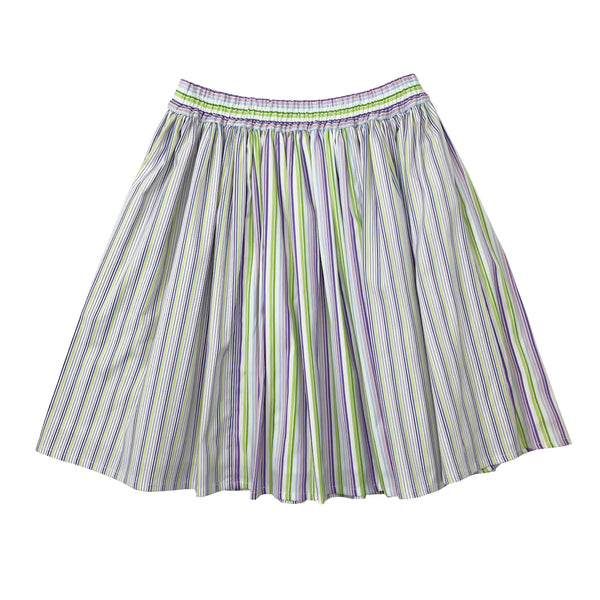 Girl's stripe 6-panel skirt