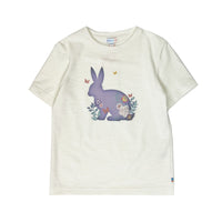 Girl's SS Crew Neck Easter Rabbit Tee
