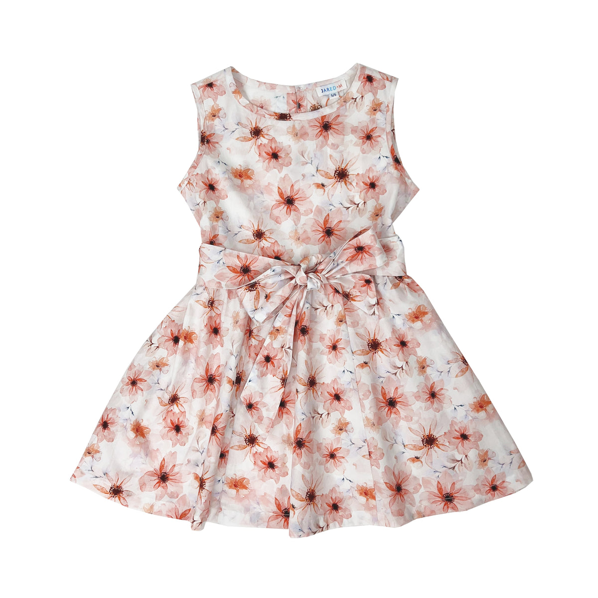 Girl's Floral Sleeveless Dress