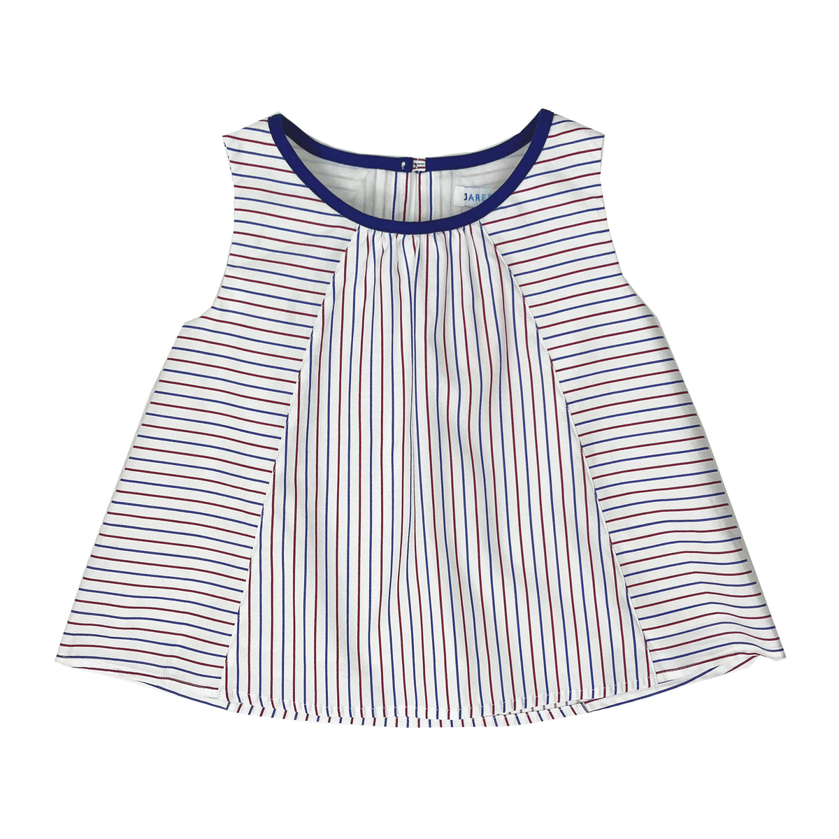 Girl's Sleeveless Stripe Top