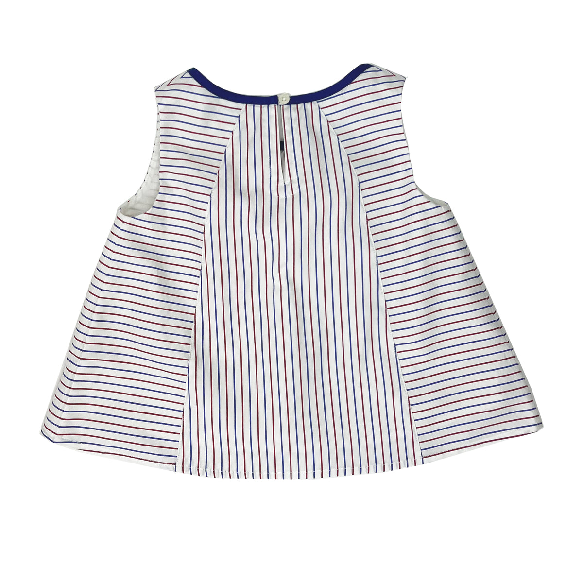 Girl's Sleeveless Stripe Top