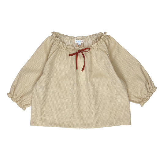Girl's reffled collar  Top - My Little J