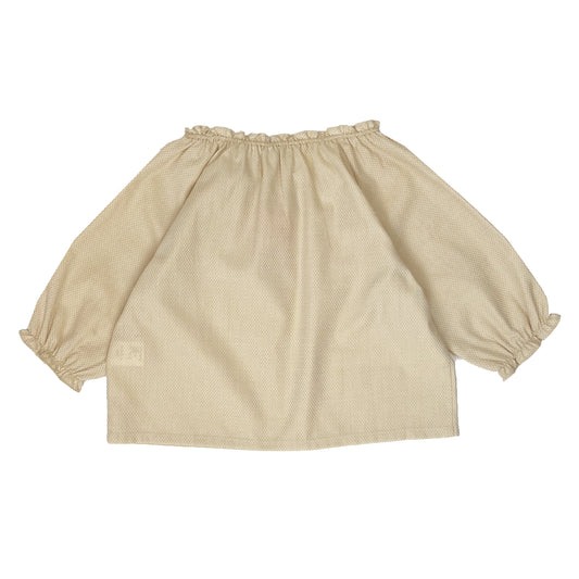 Girl's reffled collar  Top - My Little J