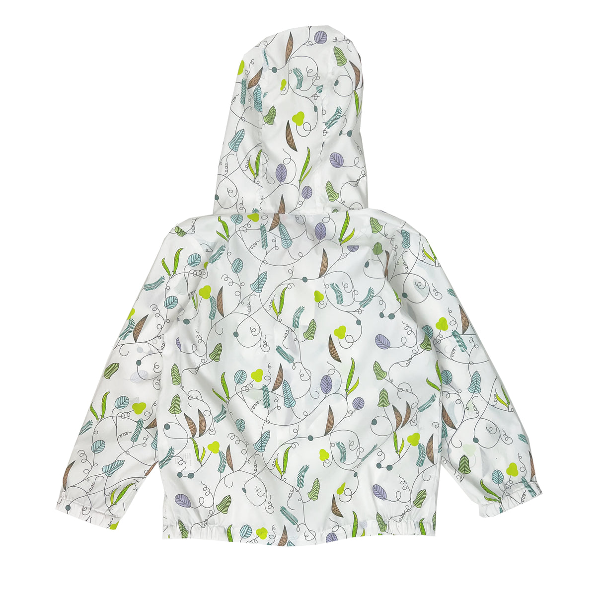 Unisex Nylon Peas Zip Up Hoodie Jacket - My Little J
