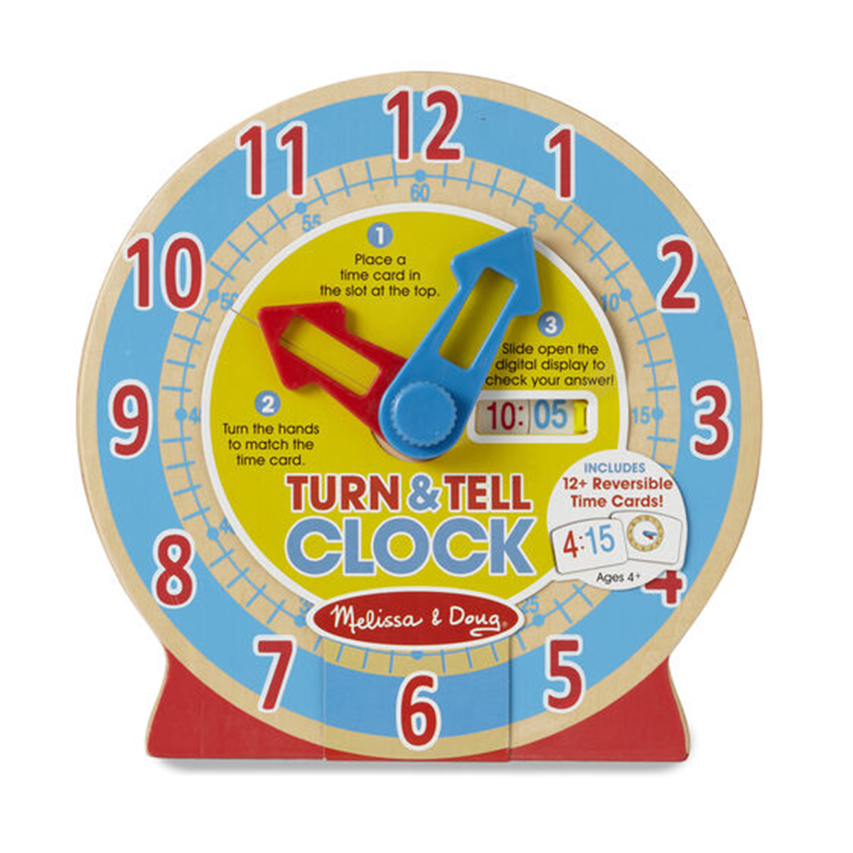 Letters & Numbers - Turn & Tell Clock