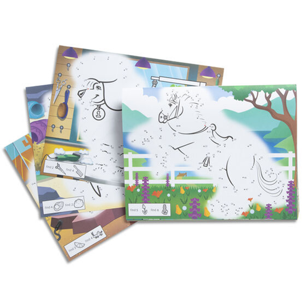 ABC Dot-to-Dot Coloring Pad - Pets - My Little J