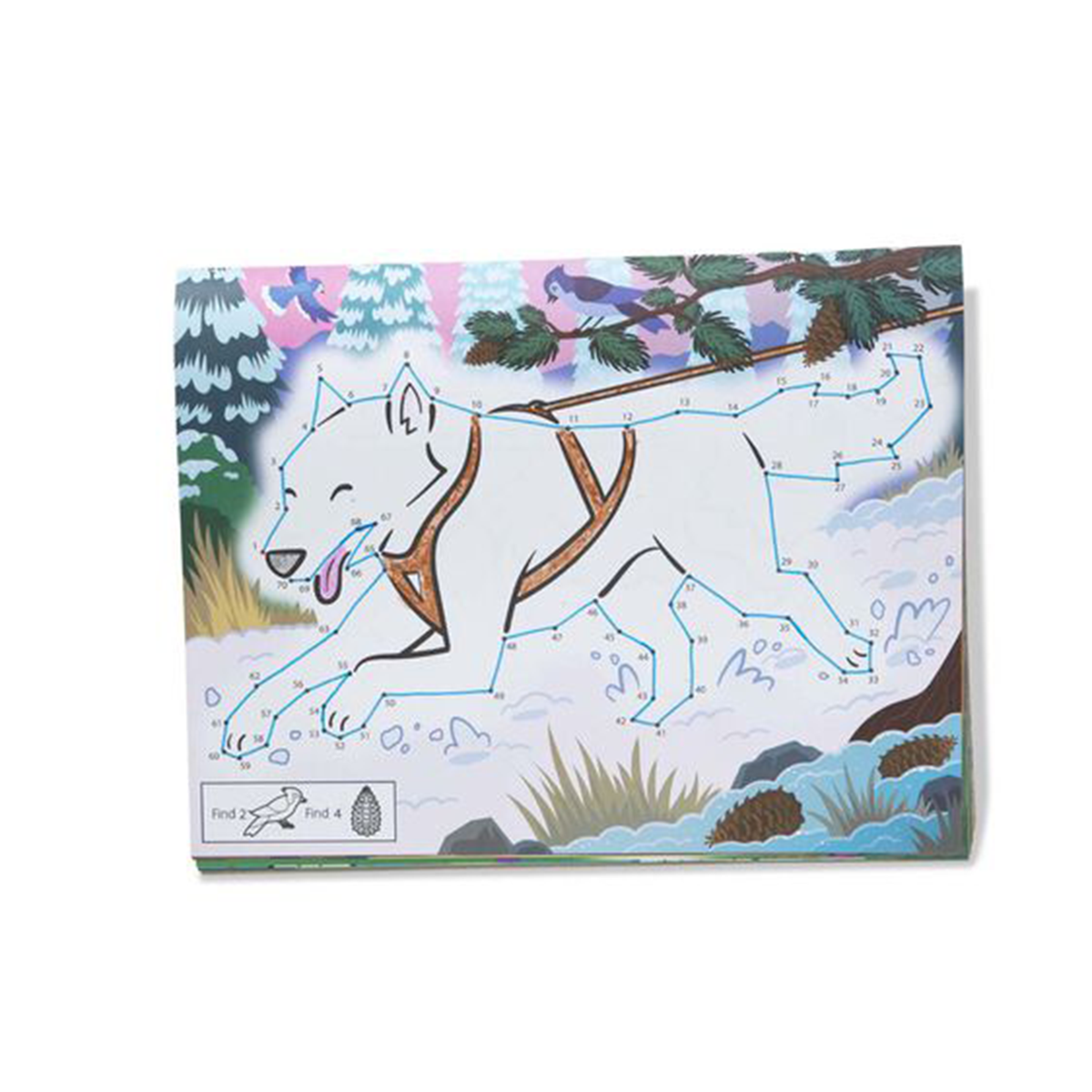 ABC Dot-to-Dot Coloring Pad - Pets - My Little J