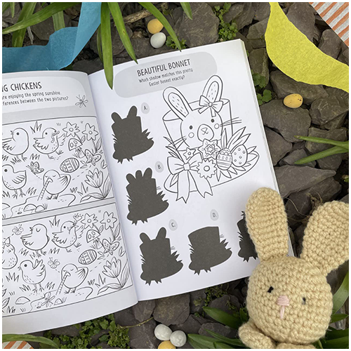 The Egg-cellent Easter Activity Book : Choc-full of mazes, spot-the-difference puzzles, matching pairs and other brilliant bunny games - My Little J