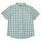 Boy's SS Spread Collar Check Shirt