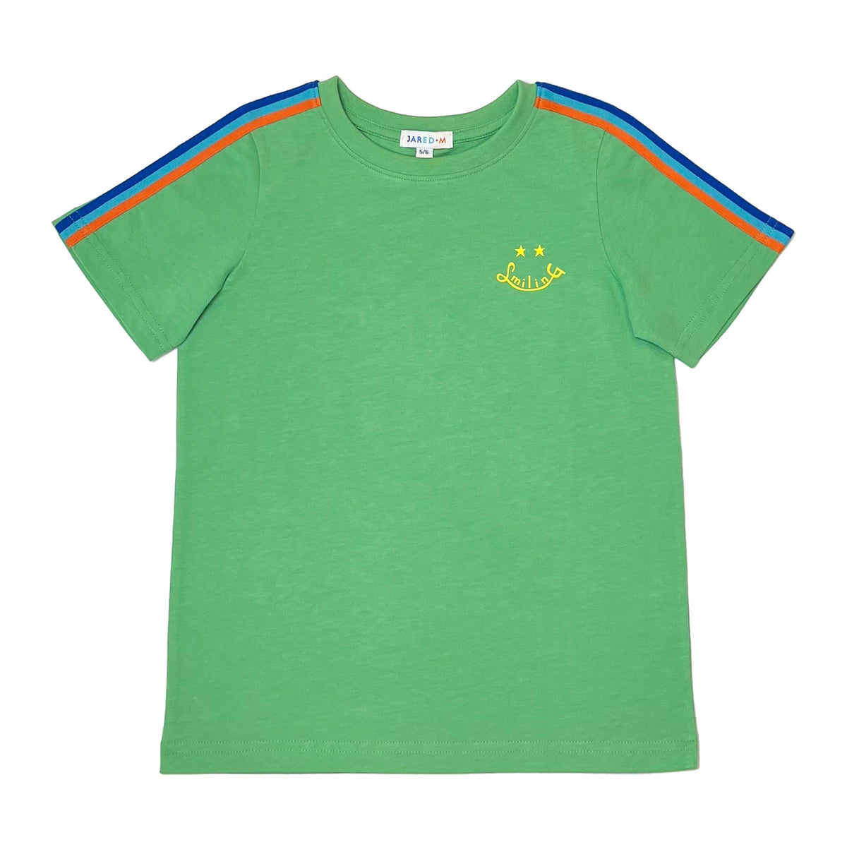 Boy's SS Crew Neck Tee with Smiling Print