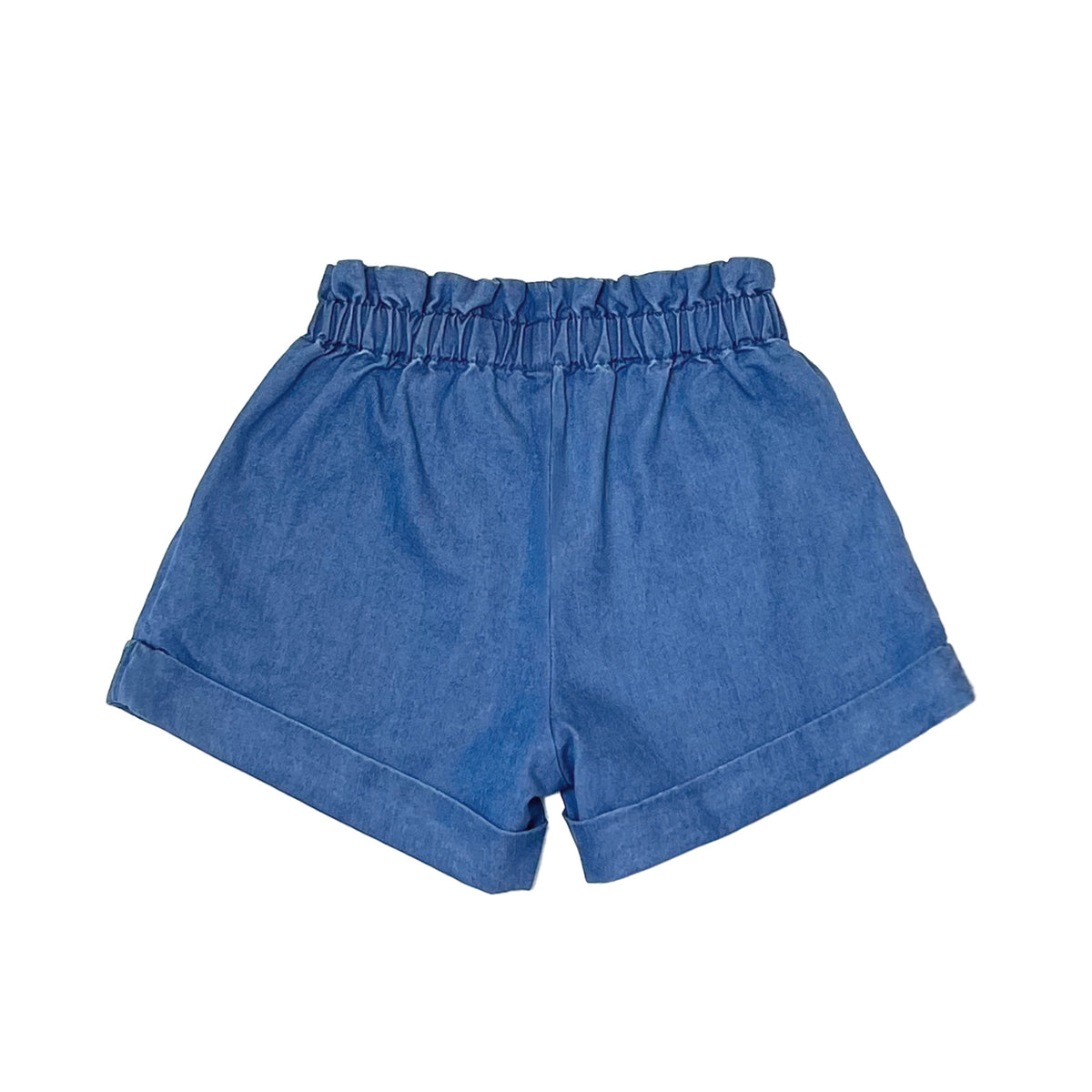 Girl's Indigo Pull On Shorts