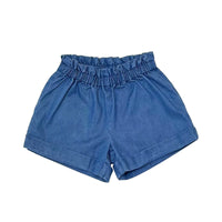 Girl's Indigo Pull On Shorts