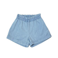 Girl's Indigo Pull On Shorts