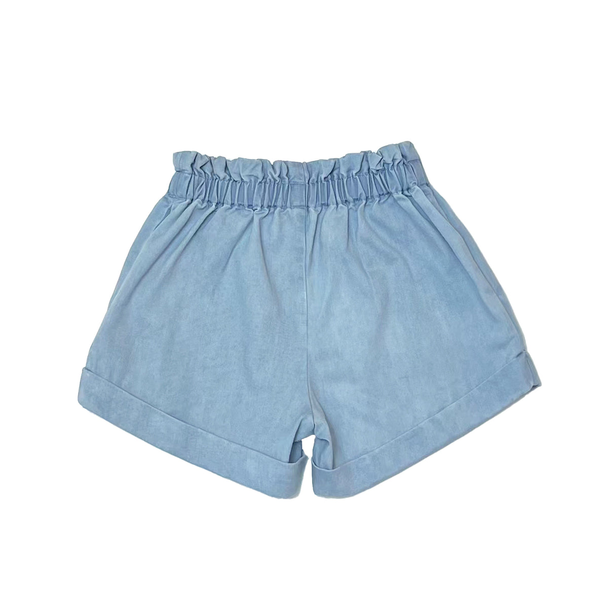 Girl's Indigo Pull On Shorts