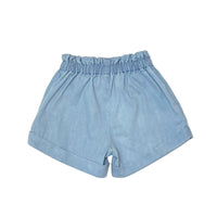Girl's Indigo Pull On Shorts