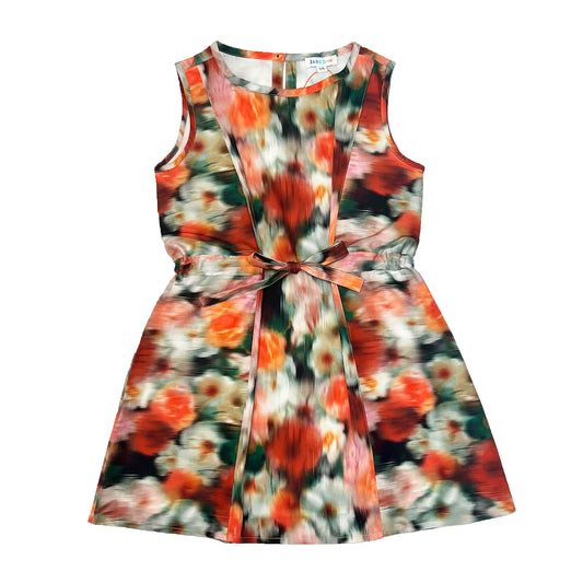 Girl's Sleeveless Floral Haze print Dress - My Little J