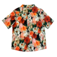 Boy's SS Camp Collar Floral Haze Print Shirt