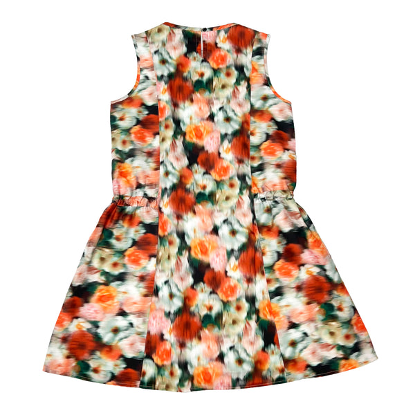 Ladies Sleeveless Floral Haze print Dress