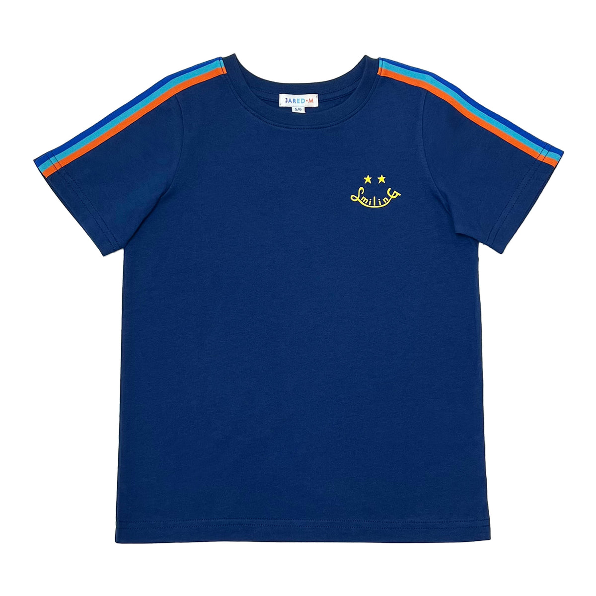 Boy's SS Crew Neck Tee with Smiling Print