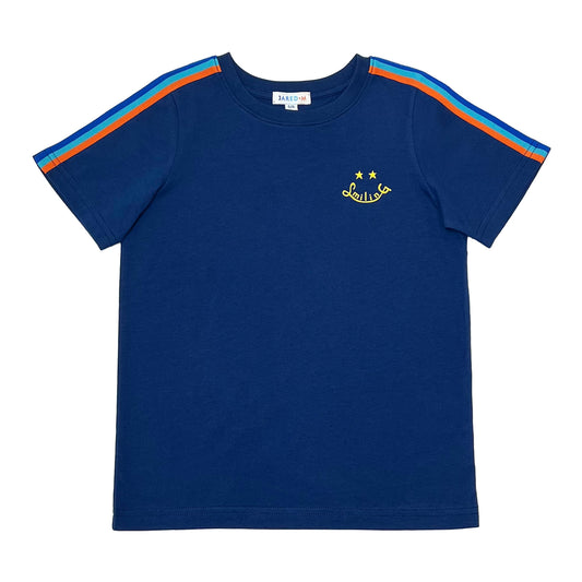 Boy's SS Crew Neck Tee with Smiling Print - My Little J