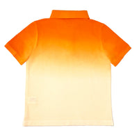 Boy's SS Flat Knit Dip dye Polo - My Little J