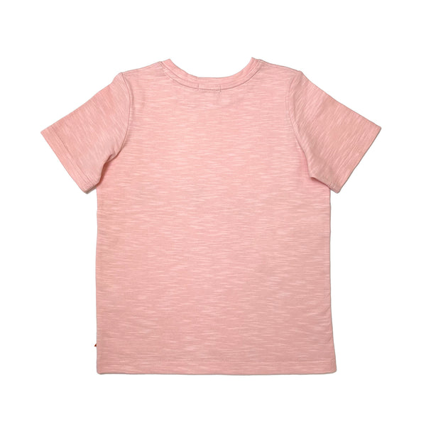 Girl's SS Crew Neck Tee with cycling Bear Print