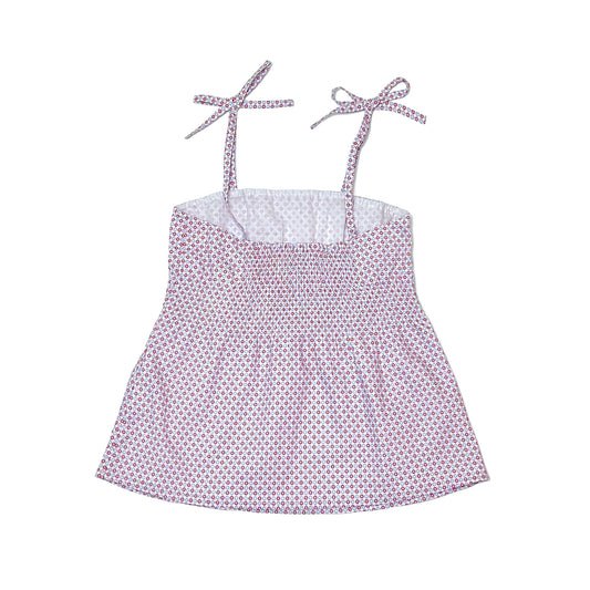 Girl's Woven Floral Print Tiki Top - My Little J