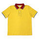 Boy's SS Flat Knit Tipping Collar Polo