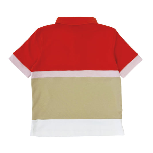 Boy's SS Color Block Polo - My Little J