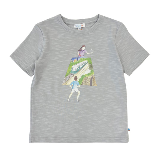 Boy's SS Crew Neck Table Tennis Tee - My Little J