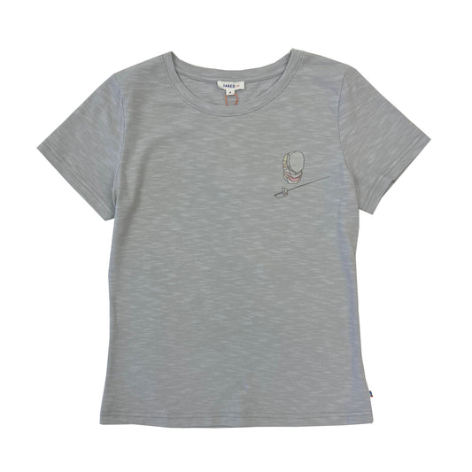 Ladies SS Crew Neck Fencing Tee - My Little J
