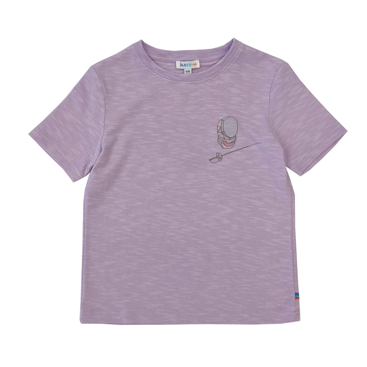 Girl's SS Crew Neck Fencing Tee - My Little J