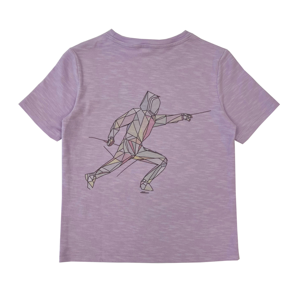 Girl's SS Crew Neck Fencing Tee - My Little J
