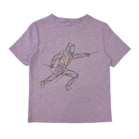 Girl's SS Crew Neck Fencing Tee