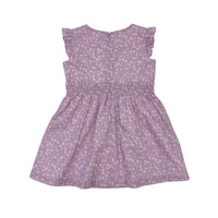 Girl's Floral Smocking Sleeveless Dress