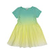 Girl's SS Knit  Dip dye Dress