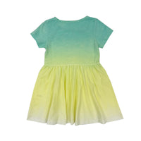 Girl's SS Knit  Dip dye Dress