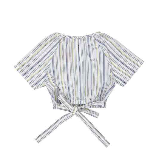 Girl's Round Neck Stripe Top - My Little J