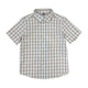 Boy's SS Spread Collar Plaid shirt