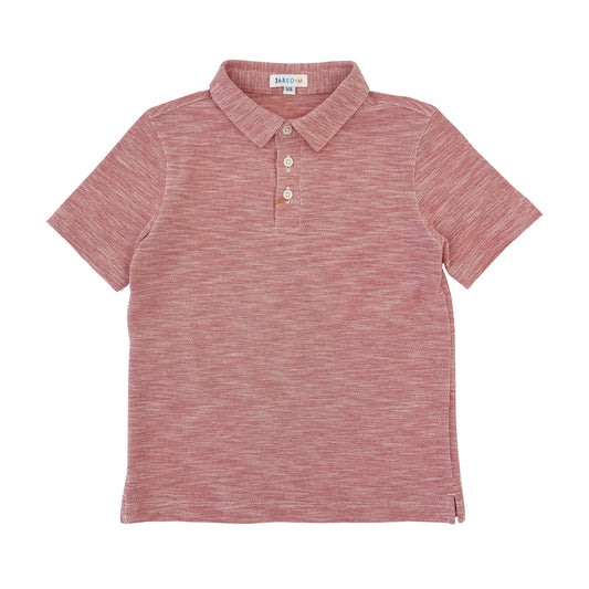 Boy's Slub Oxford Pique Polo - My Little J
