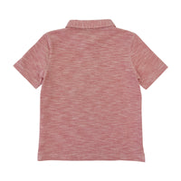 Boy's Slub Oxford Pique Polo