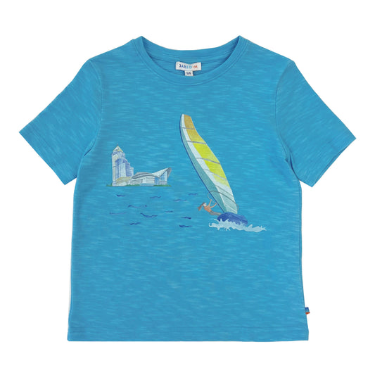 Boy's SS Crew Neck Windsurfing Tee - My Little J