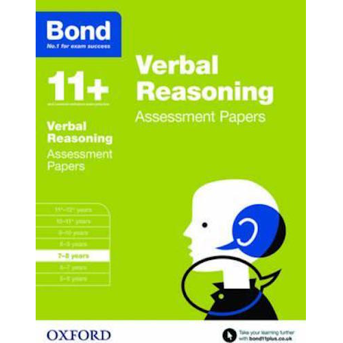 Bond 11+ plus Assessment Papers - Verbal Reasoning Assessment Papers: 7-8 years