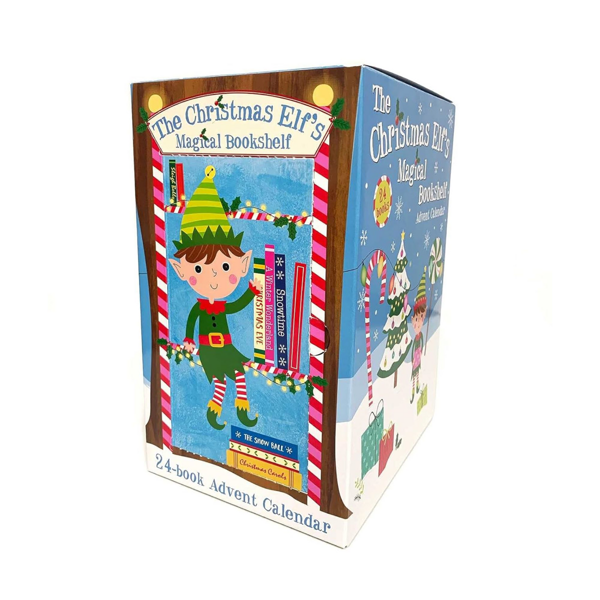 The Christmas Elf's Magical Bookshelf Advent Calendar