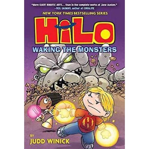 Hilo Book 4: Waking the Monsters (Hardcover)